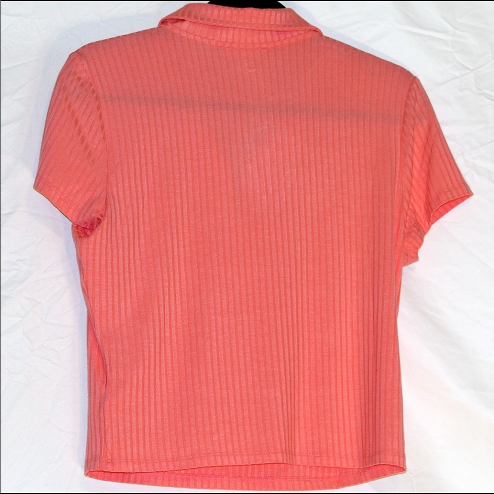Pink Quarter-Zip Crop Top - Picture 4 of 4